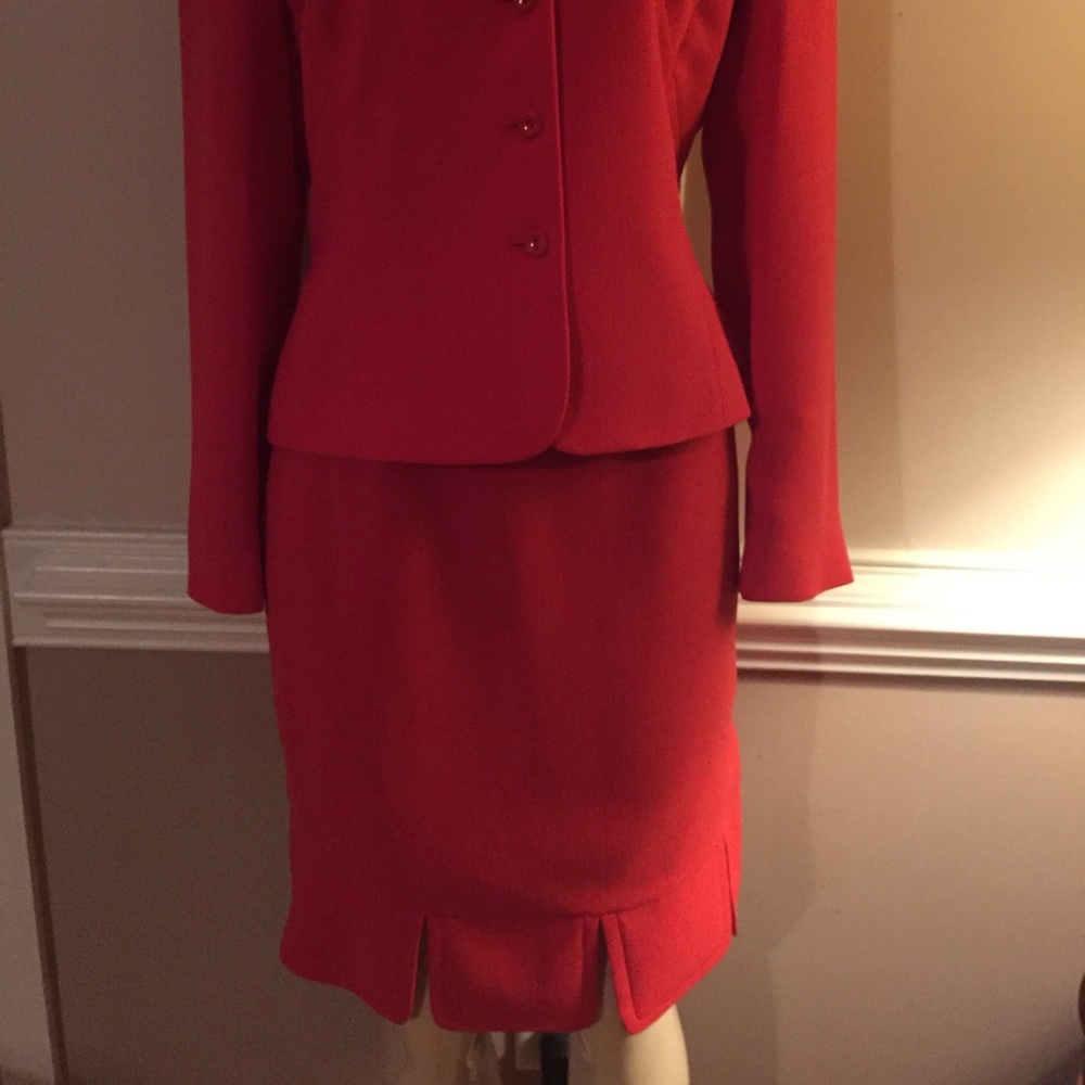 Beautiful burnt orange conservative suit,